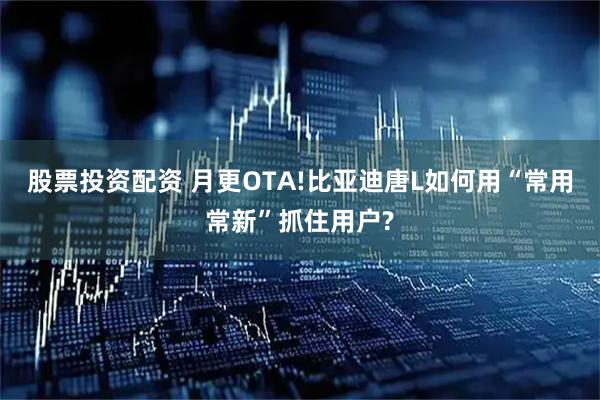 股票投资配资 月更OTA!比亚迪唐L如何用“常用常新”抓住用户?